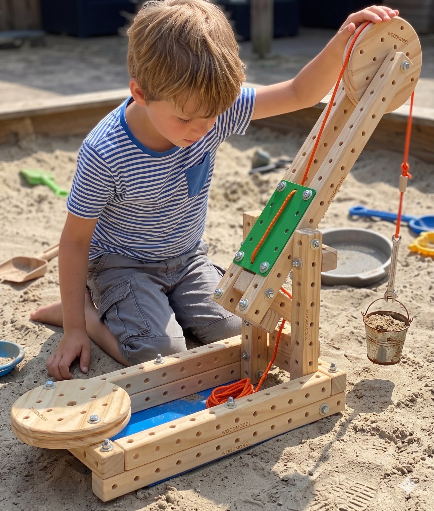 Gebouwd Woodmobiel model