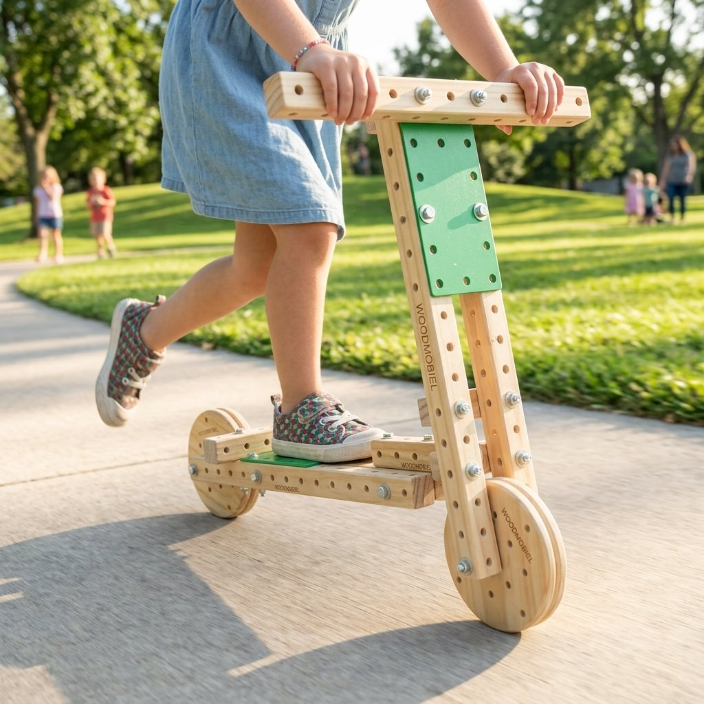 Gebouwd Woodmobiel model