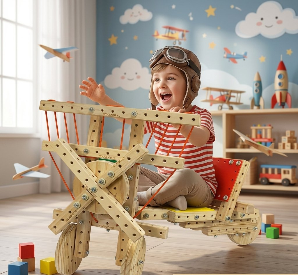 Gebouwd Woodmobiel model