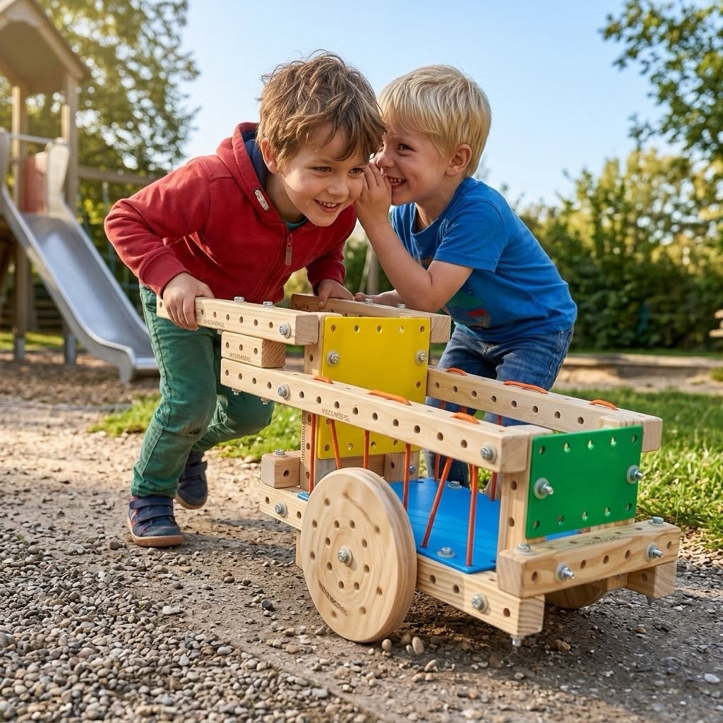 Gebouwd Woodmobiel model