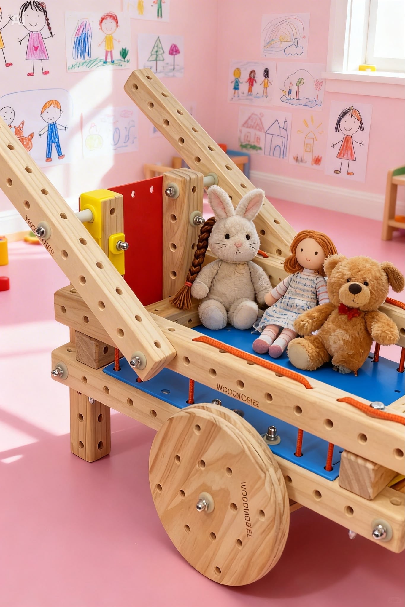 Gebouwd Woodmobiel model