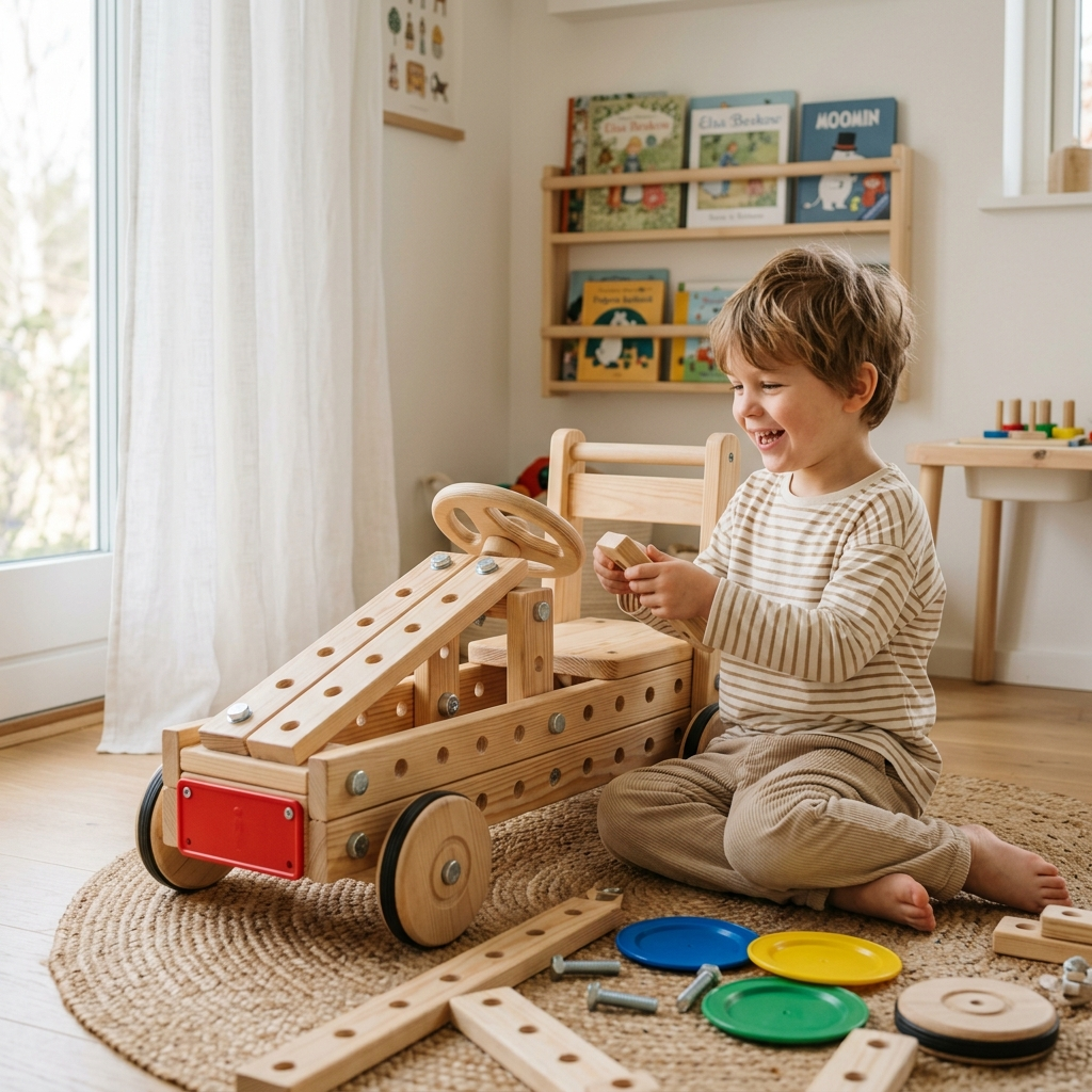 Waarom ouders opnieuw kiezen voor houten speelgoed