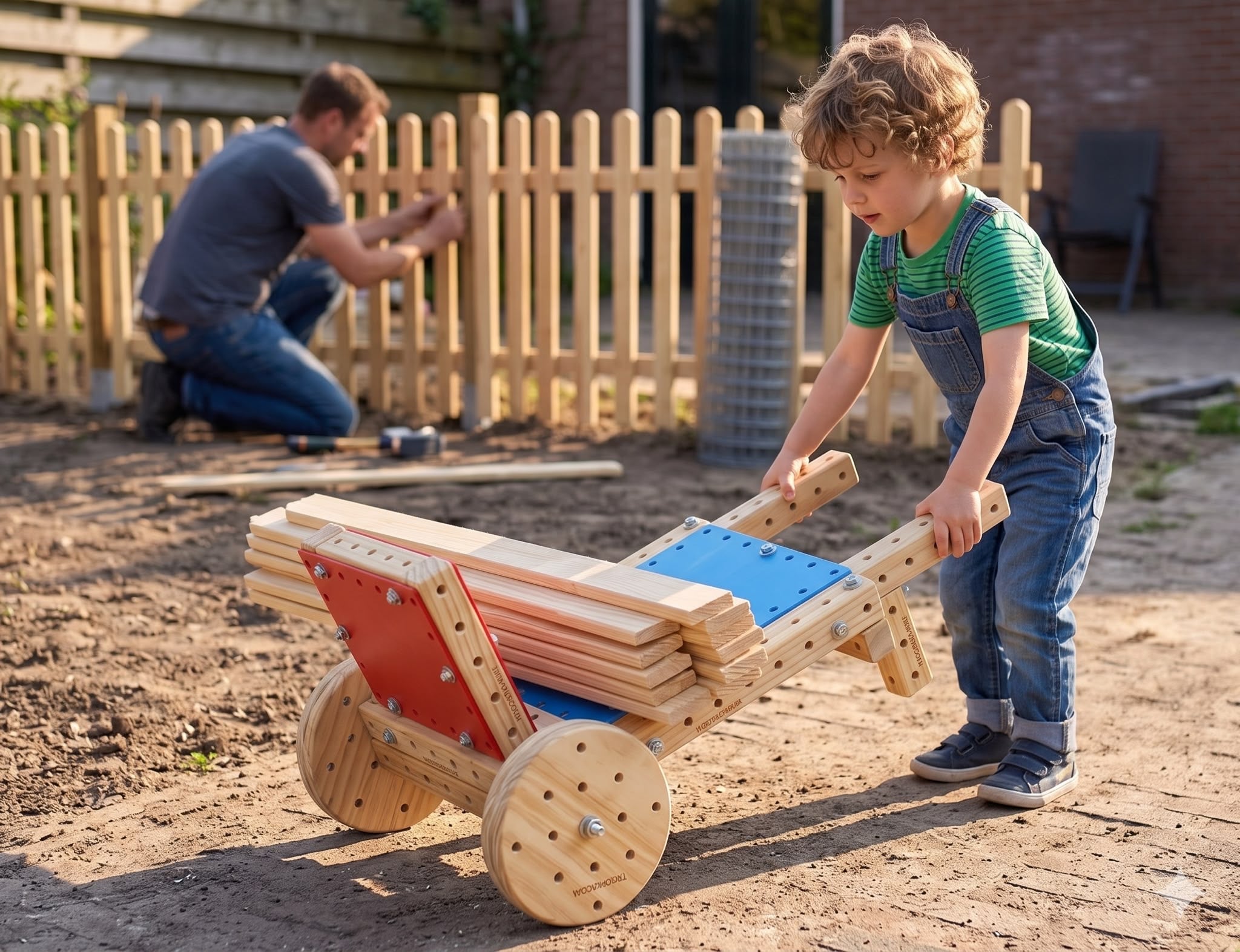 Gebouwd Woodmobiel model