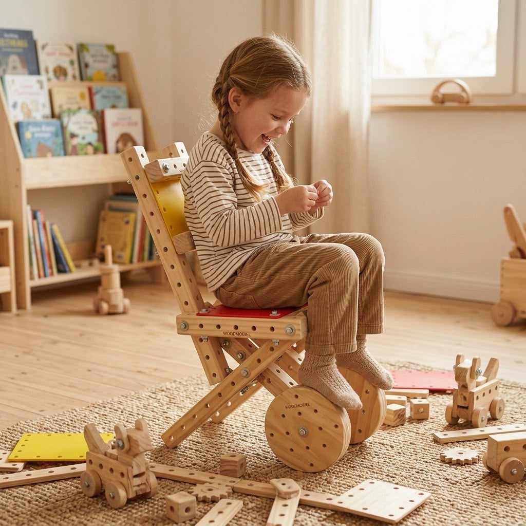 Gebouwd Woodmobiel model